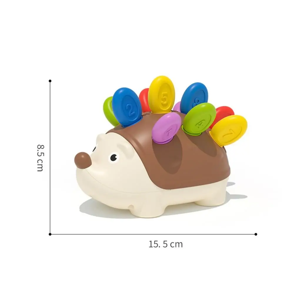 Cartoon Montessori Hedgehog Toys 1-3 Years Hand-eye Coordination Concentration Training Toys Hand Training Stimulate Thinking