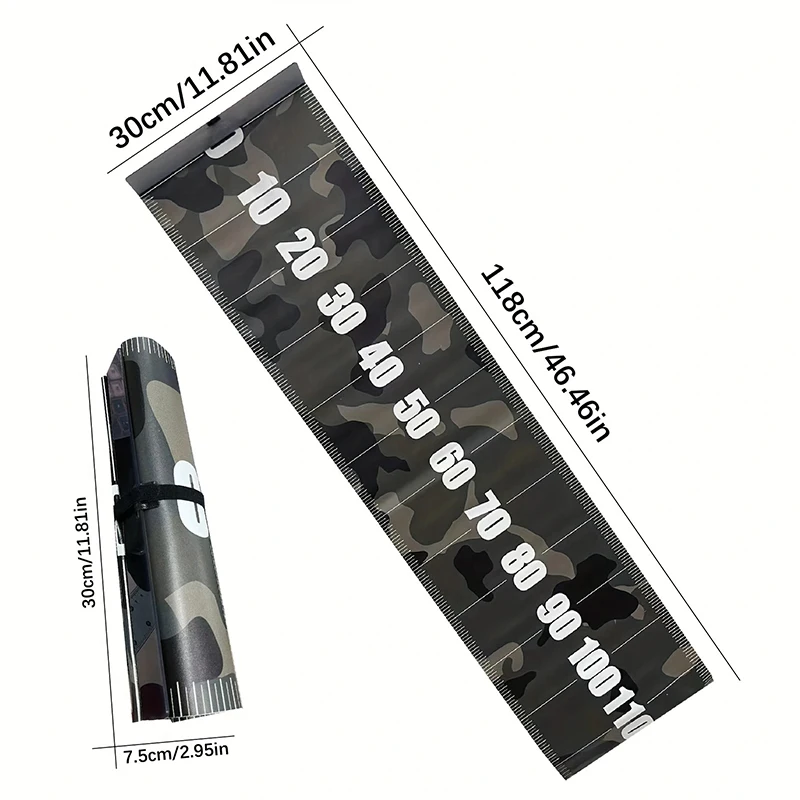 10/20/30Cm Wide Fishing Measuring Tape Portable Waterproof Fish Length Ruler for Saltwater Freshwater Angler Tool