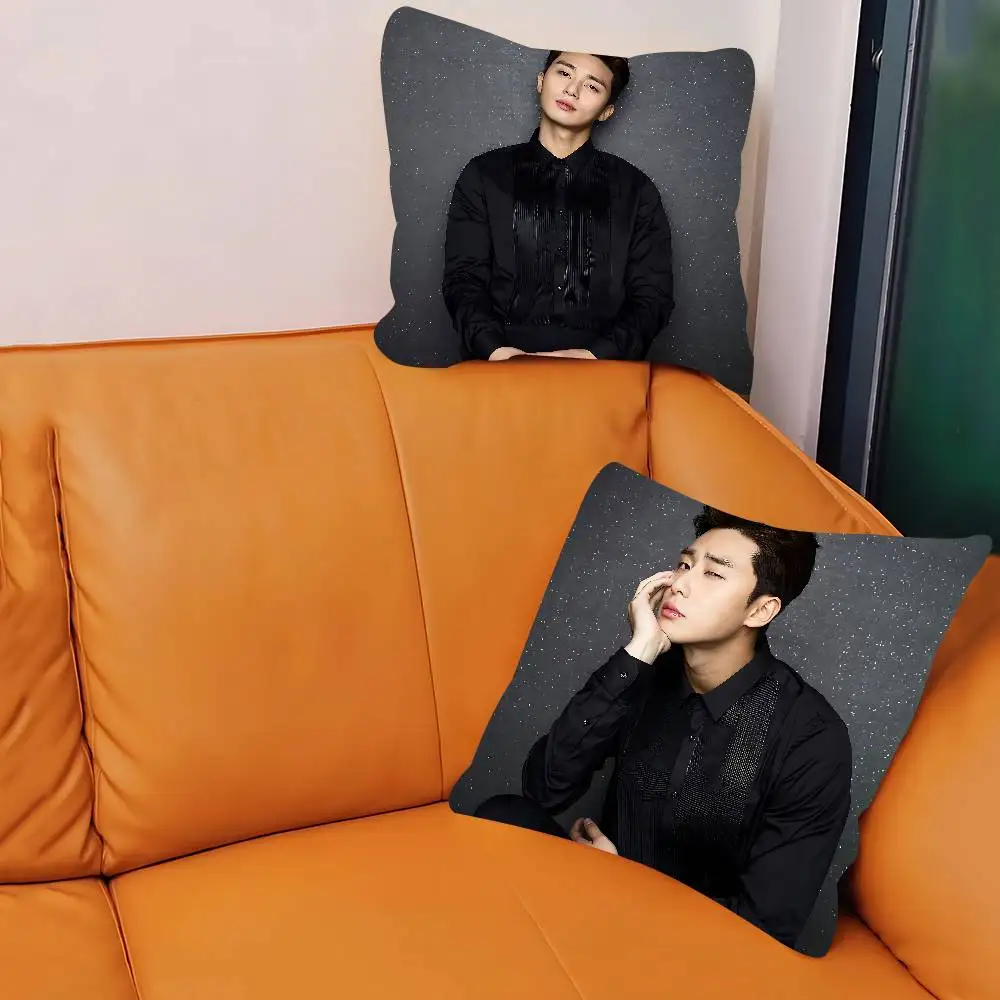 غطاء وسادة P-Park Seo-joon غطاء وسادة قابل للإزالة وقابل للغسل - كتان ناعم لجميع المواسم