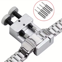 Watch Link Remover Kit, Watch Band Removal Tool, Watch Sizing Tool, Watch Pin Removal Tool With 4 Extra Punch Pins