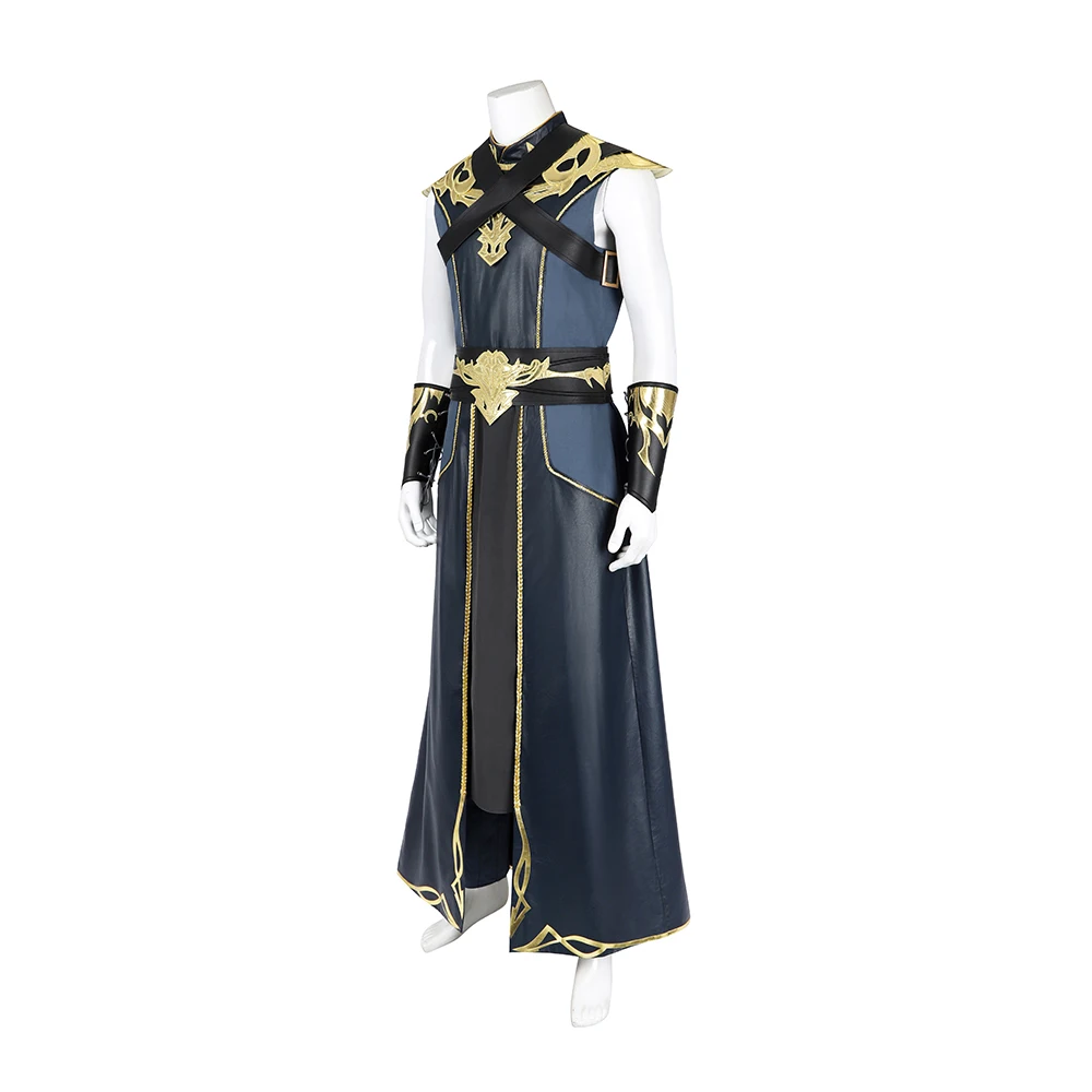 Dark Urge disfraz de juego de Cosplay para hombres adultos, traje de uniforme de batalla de fantasía, Halloween, Carnaval, fiesta, Warlock, bata, trajes