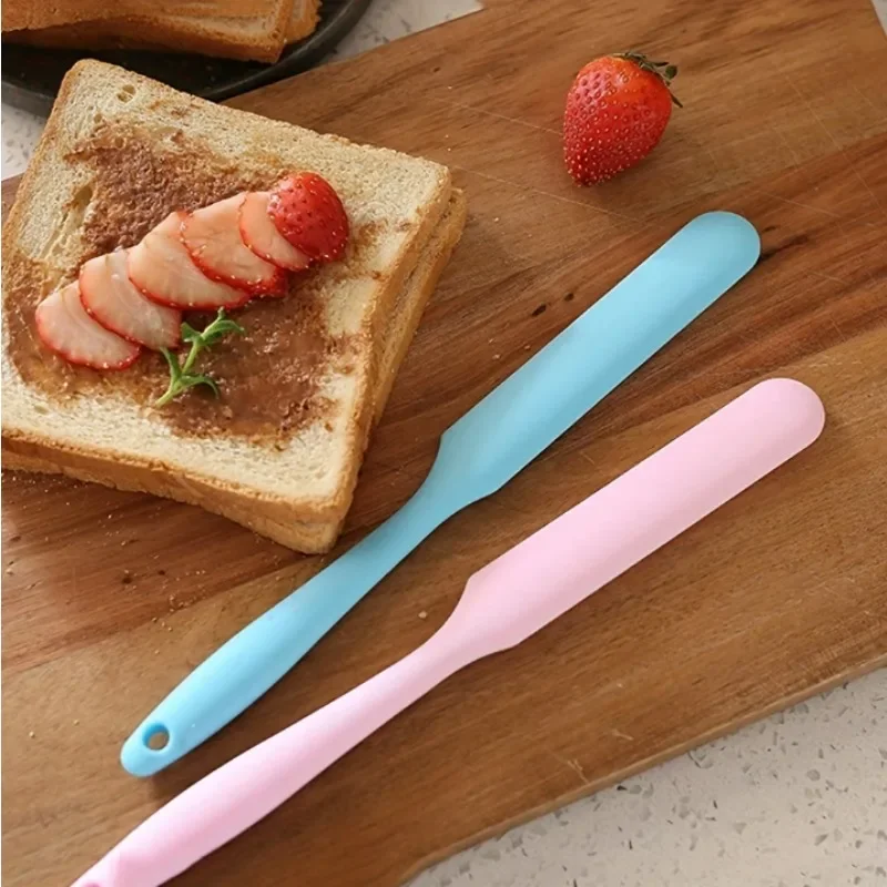 Silicone Scraper Heat Resistant Cake Cream Butter Spatulas Mixing Batter Knife Non-Stick Flexible Kitchen Baking Baking Tools