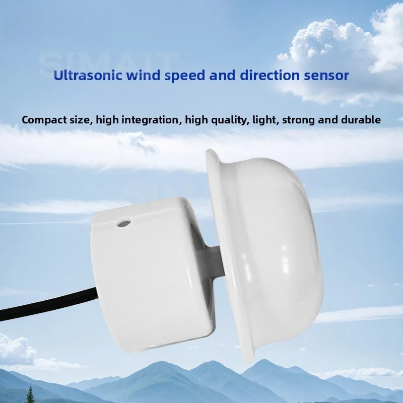 Ultrasonic Wind Speed and Direction Sensor, Ultra-small, Low Power Consumption 0~ 60m/s Meteorological Instrument