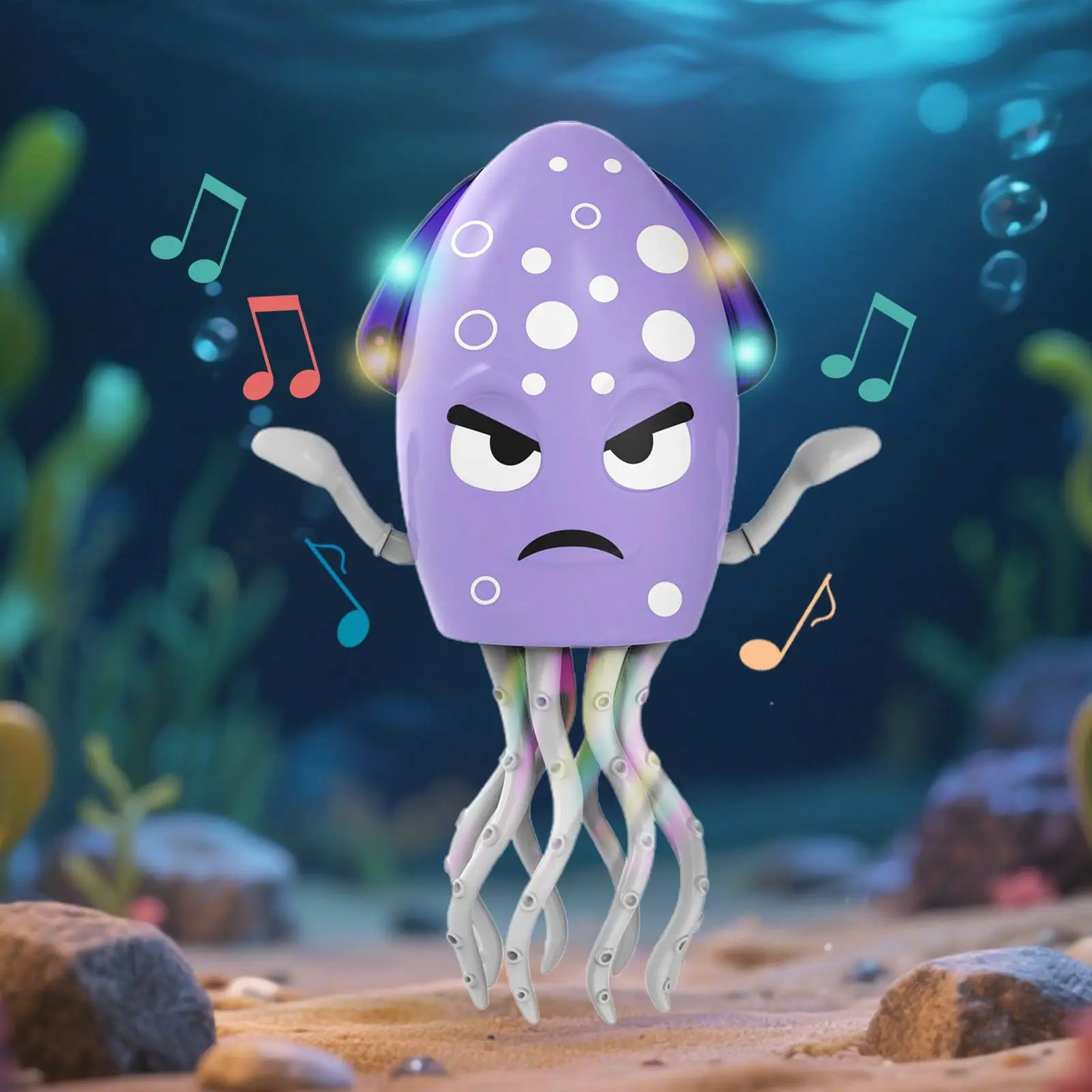 Speelgoed Octopus Dansen Inktvis Muziekspeelgoed Interactieve leeractiviteiten met verlichting en muziek voor thuisfeest Verjaardag Kleuterschool