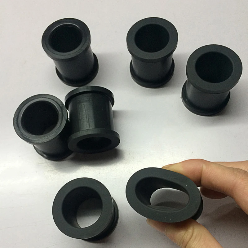 1-3PCS 30mm Black Hollow Silicone Rubber Snap-on Grommet Hole Plug Ring Gasket Wire Cable Wiring Protect Bush Seal Stopper