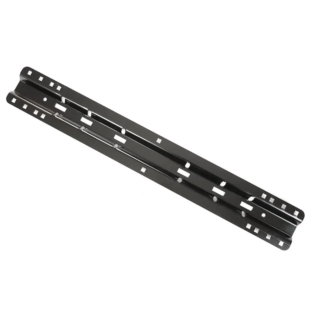 Trailer hook mounting rails and mounting kits for full-size trucks