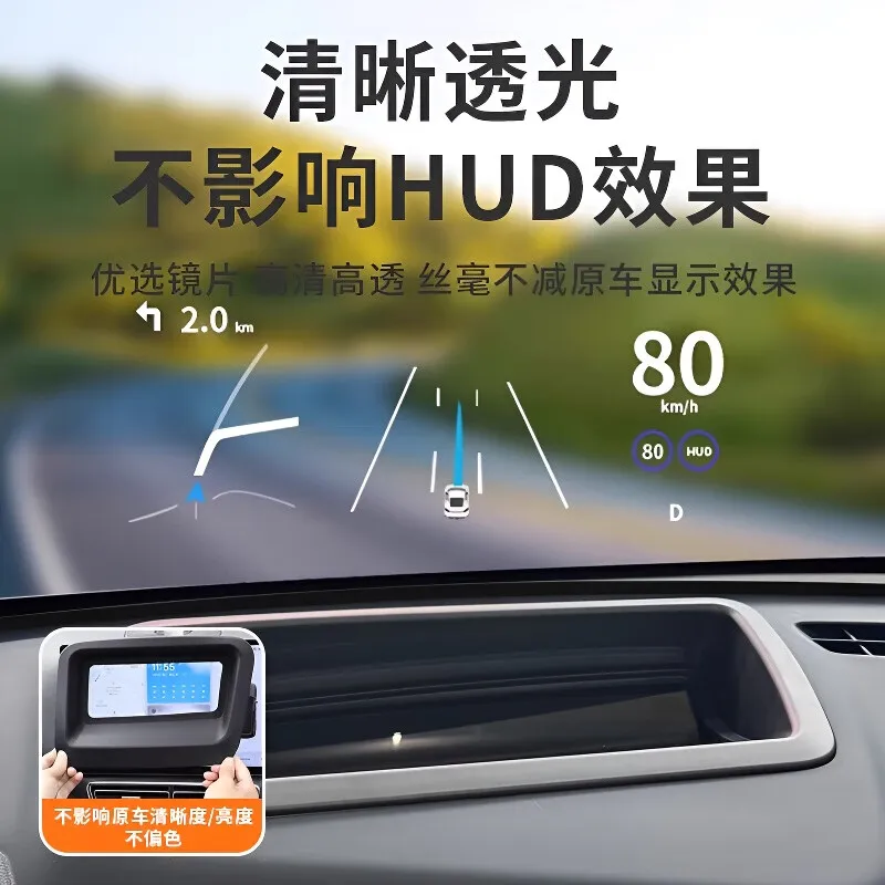 ل Lynk & Co 900 2025 عرض السيارة HUD الغطاء الواقي أداة غطاء غبار الملحقات الداخلية #4