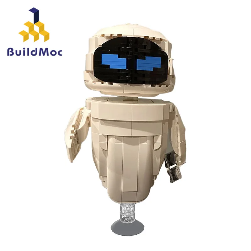 BuildMoc Movie EVE van WALL-E Bouwsteenset Leuke High Tech Intelligente Robots Baksteen DIY Speelgoed Voor Kinderen Verjaardagscadeau