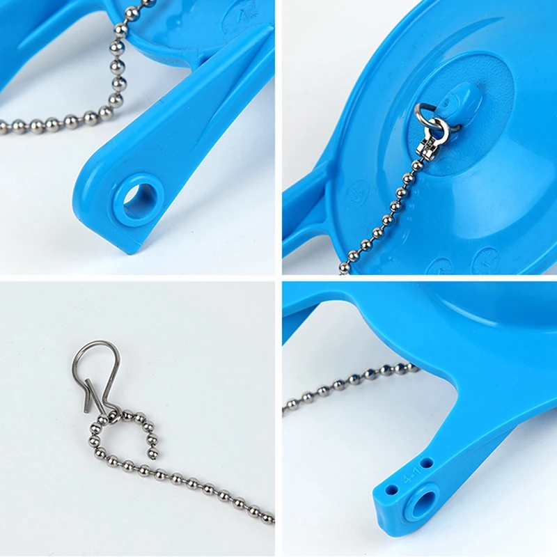 Hot 4Pack Toilet Flapper Replacement,3Inch Flapper Replacement Water Conserving With Stainless Chain, Easy To Install