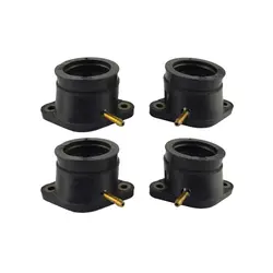 4Pcs Motorcycle Carburetor Interface Intake Outlet Manifold For Yamaha XJR1200 XJR 1200 SP XJR1300 XJR 1300 SP 1994-2005