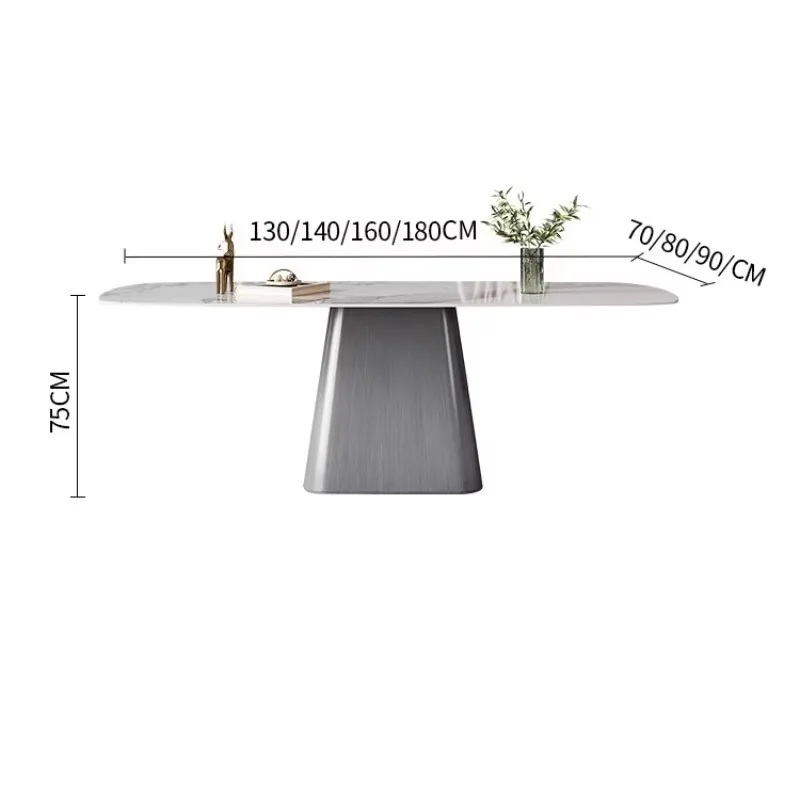 Hot Selling Modern Luxury Dinning Set With With Dining Table Modern Luxury Sintered Stone Dining Table Set Dinner Table For Home