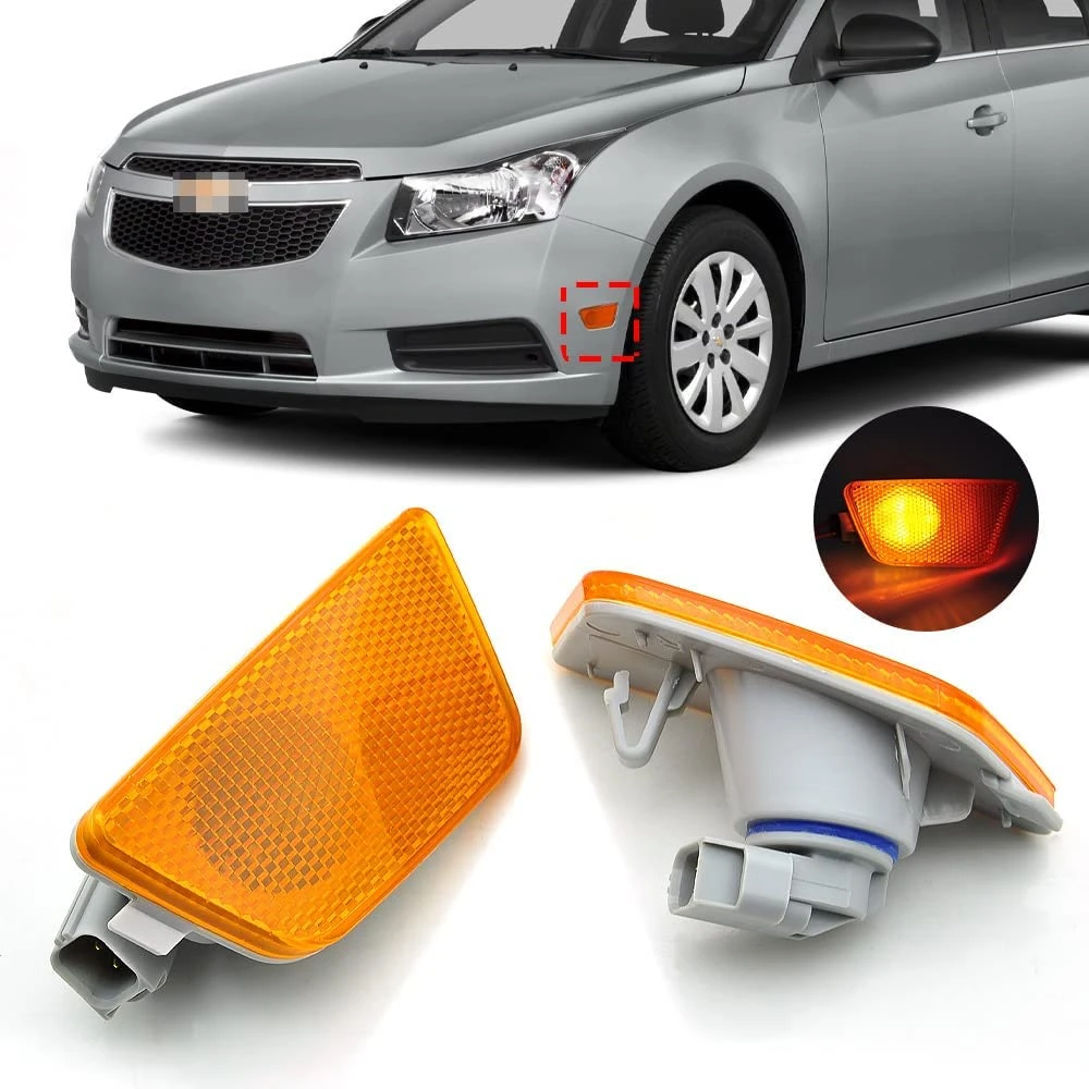 

For Chevy Cruze 2011 - 2015 Front Side Marker Reflector Right + Left Driver