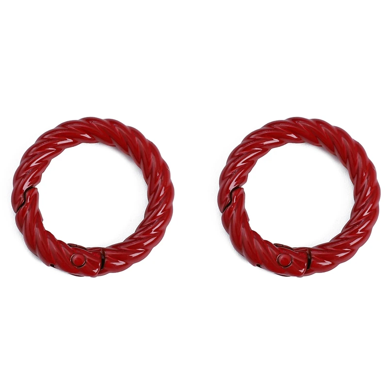 1/5pcs Round Lobster Clasp Keychain DIY Findings