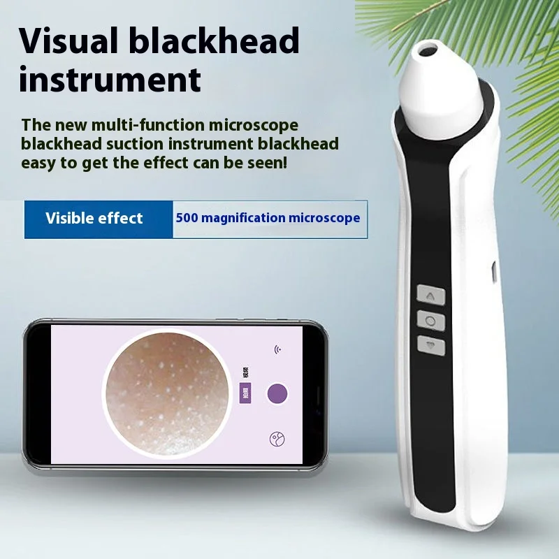 Electric Visual Blackhead Remover Deep Cleaning Pore Shrinking Suction Tool for Stubborn Blackheads