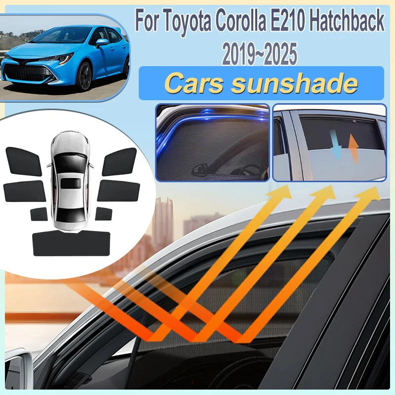 

For Toyota Corolla E210 2019-2025 Hatchback Car Window Sunshade Protector Winscreen Folding Non-Stuffy Sun Visor Cover Auto Part