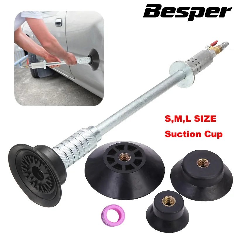 Автомобильный комплект для ремонта вмятин, пневматический съемник вмятин, скользящий молоток, присоска для удаления вмятин от панелей кузова автомобиля