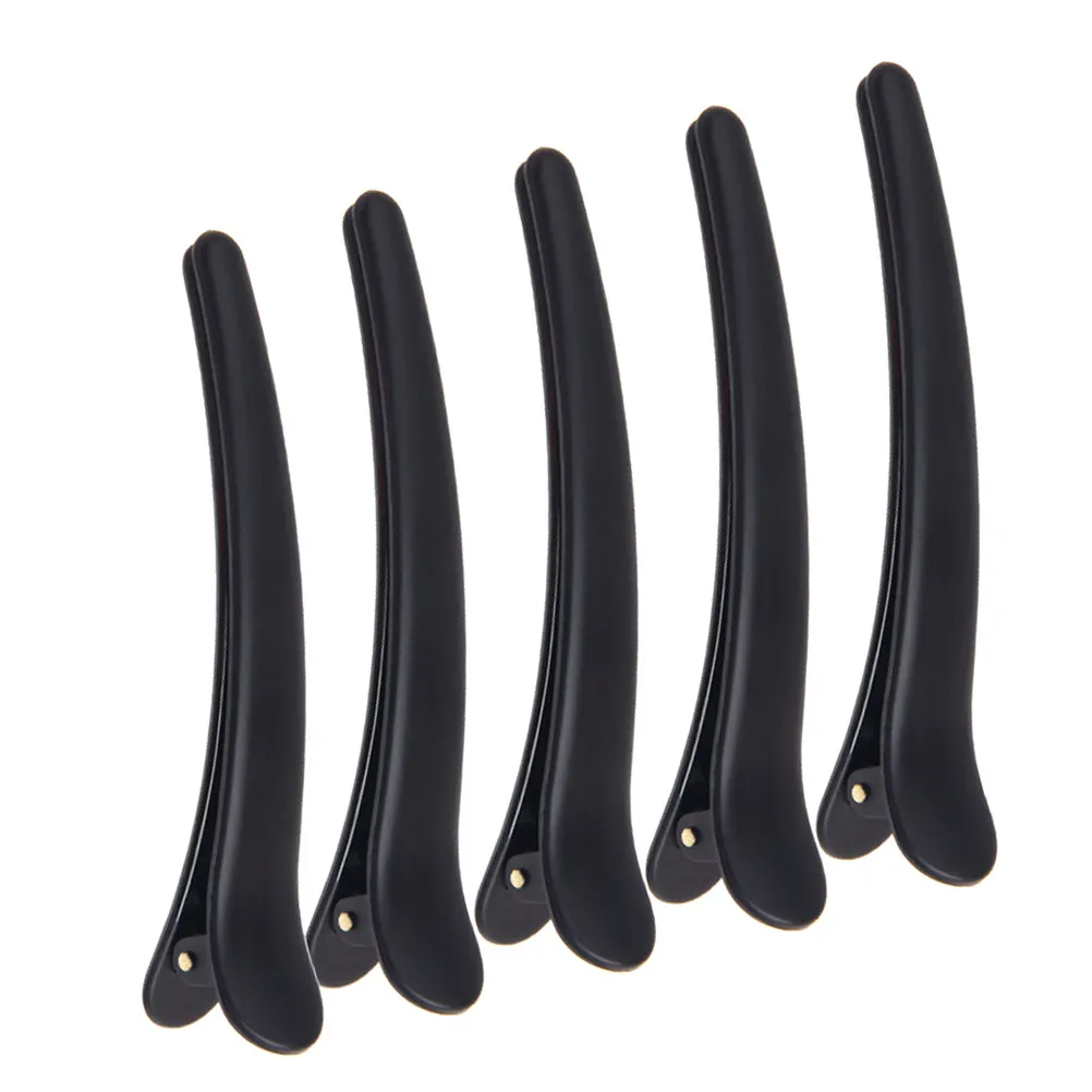 

12Pcs Hair Clip Black Hairpins Fashion Frosted Surface Beak Design Salon Use Hair Barrettes Clamps Headwear for Women Girls
