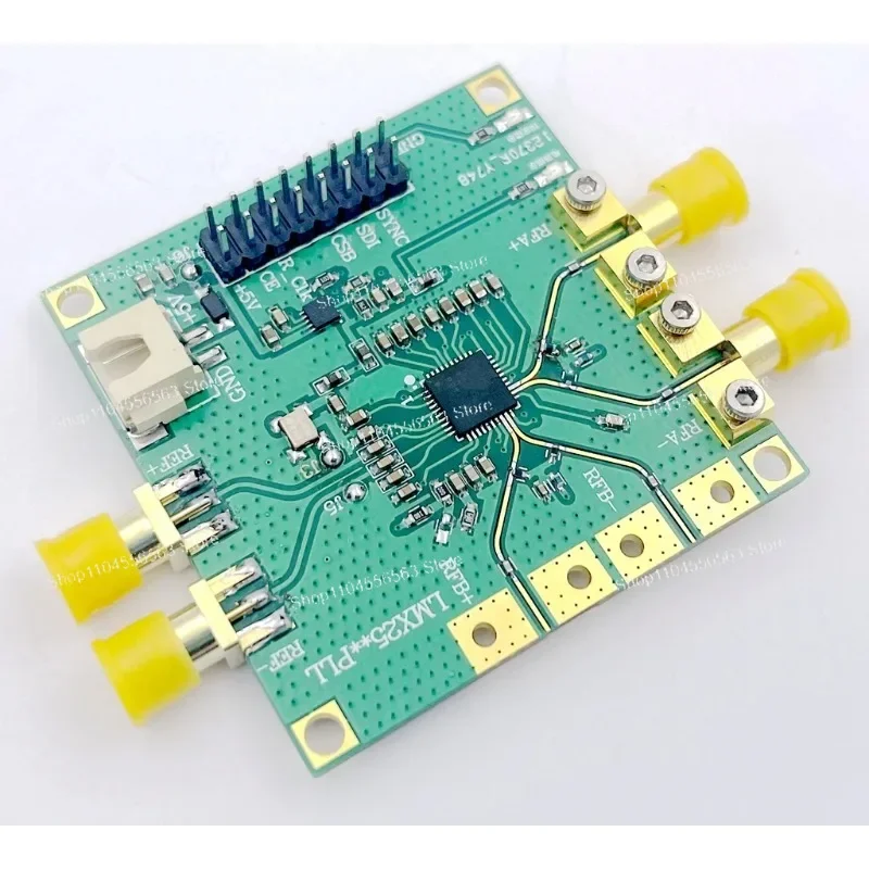 LMX2592 Frequency Source Module - PLL Low Noise, 10GHz Broadband Output & TFT Master Control Supported