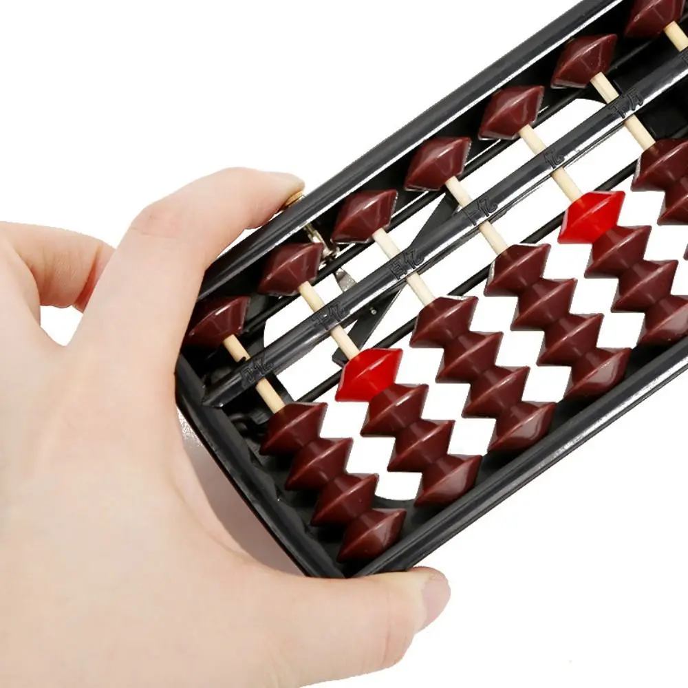 

Инструмент обучения математике для детей, портативный китайский 13-значный колонный счеты, арифметический соробан, вычислительный счет, новый