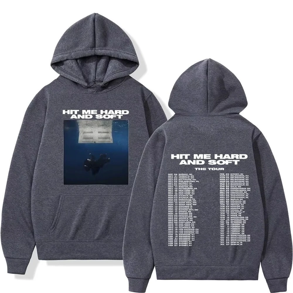 ضربني جولة الصلبة والناعمة 2025 هوديس الرجال النساء موضة الهيب هوب قمصان سويت شيرت بقلنسوة عادية فضفاض كم طويل البلوز الشارع الشهير