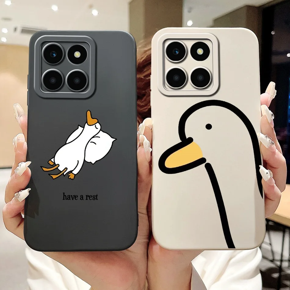 For Honor X6a Cute Panda Rabbit Cartoon Case For HonorX6a X 6A 4G WDY-LX1 WDY-LX2 Camera Protective Soft Silicone Phone Cases