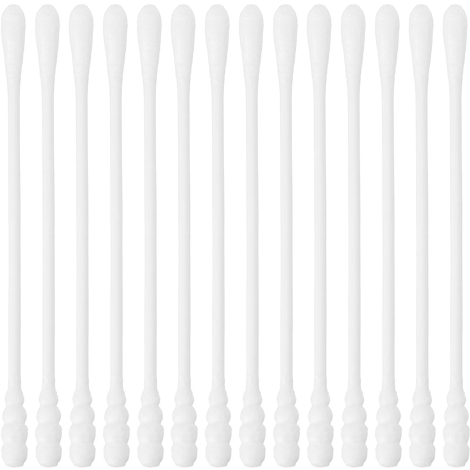 

200 шт. детские ватные палочки белого цвета 74 мм с двойным наконечником, тонкий стержень для ухода за новорожденными, нанесение макияжа, чистка ушей, ватные палочки с двойной головкой