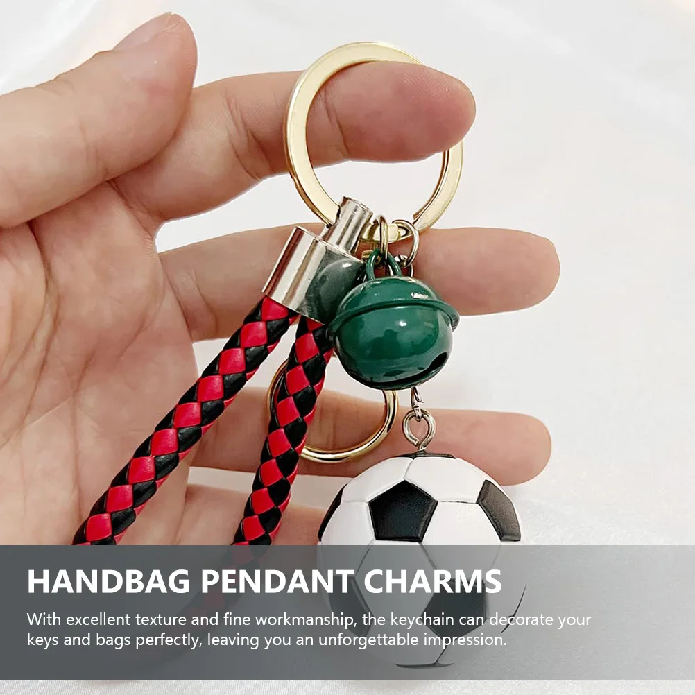 

10Pcs Soccer Keychains Ball Pendants for Key Ring Bag Backpack Hanging Decoration Gifts Soccer Keychains
