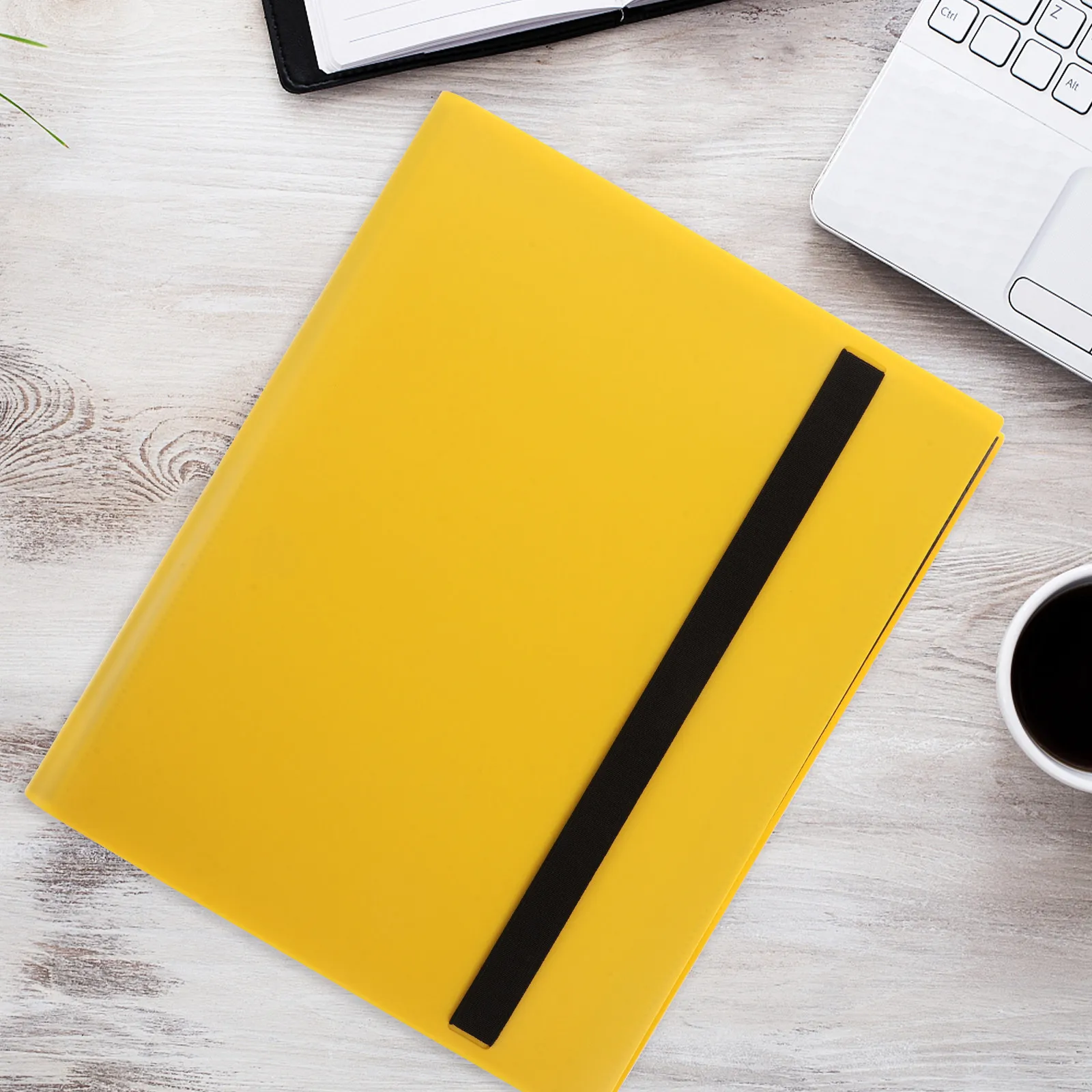360-Pocket Waterproof Trading Card Binder with Sturdy Cover and Carrying Strap for Sports Baseball Football Basketball Hockey view 4