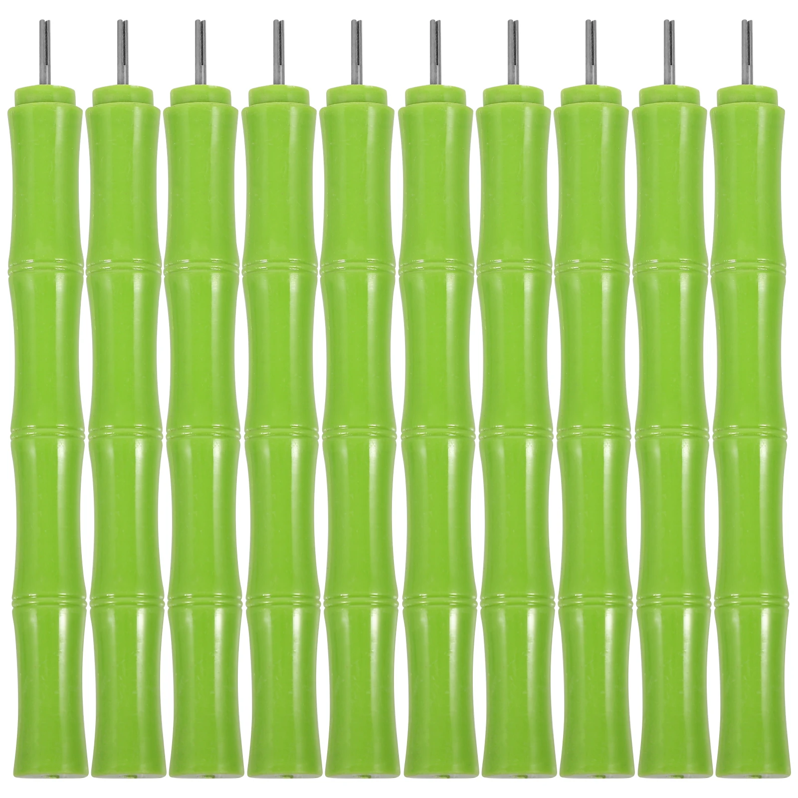 

10pcs Slotted Paper Rolling Pen Quilling Tool Metal Needle Pen Durable Stainless Steel Diy Paper Crafts Home Decoration Set