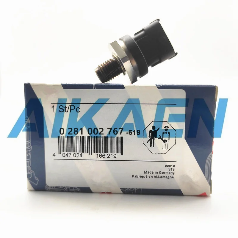 

0281002767 with Original box Fuel Rail Pressure Sensor Common Regulator OEM 0281002964/42561085