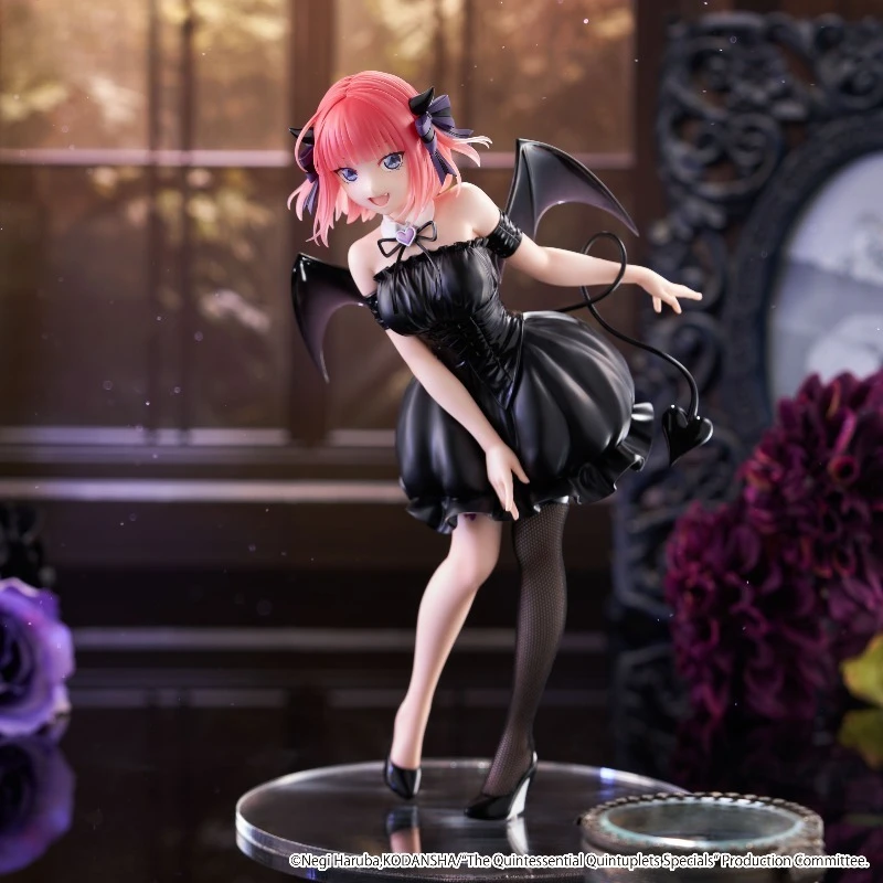 

The Quintessential Quintuplets / 5toubun no hanayome Nakano Nino Black Angel Original genuine PVC Action Anime Figure Model