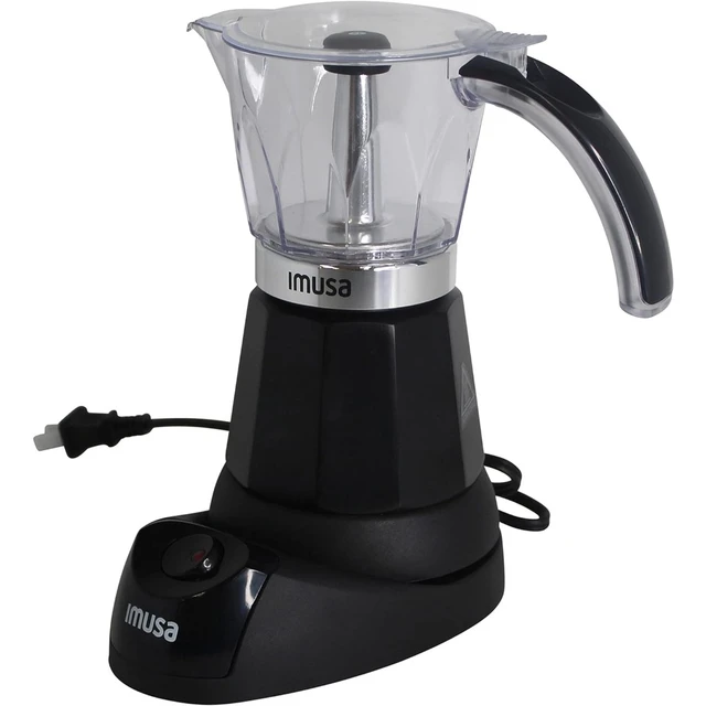 Imusa 3 6 Cup Electric Espresso Maker with Detachable Base AliExpress