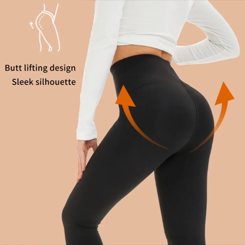 Podnoszące pośladki legginsy damskie uciskowe spodnie do jogi bezszwowe na wysoki wzrost dopasowana elastyczna siłownia treningowa na co dzień