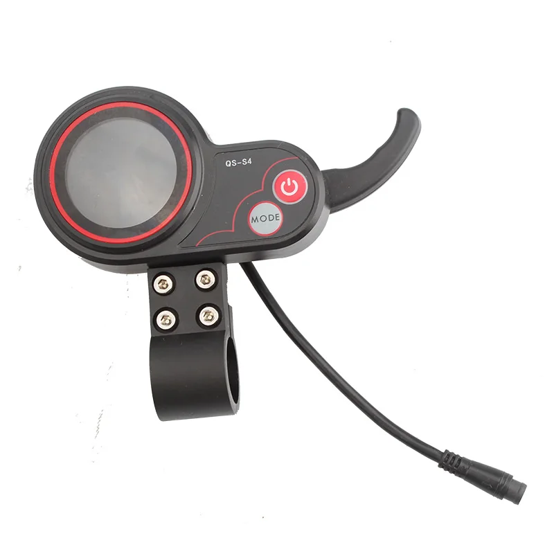 48V-60V QS-S4 Thumb Throttle LCD Display Meter For Zero 8 9 10 8X 10X Electric Scooter 6PIN Display Accessories - view 2