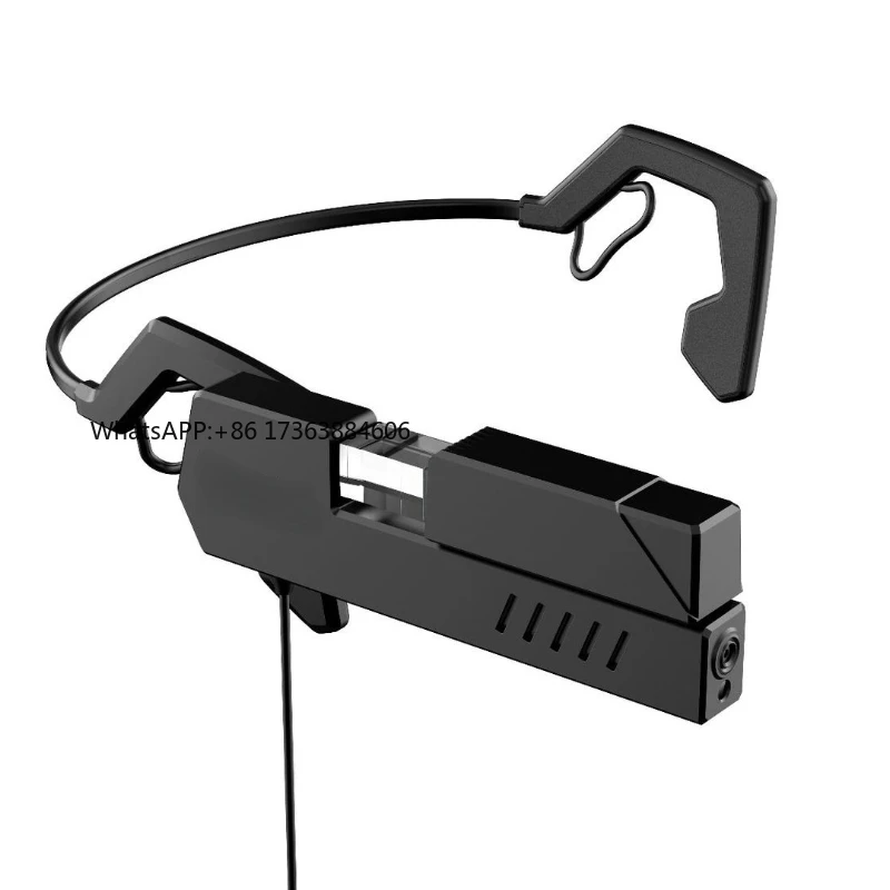 

Умные AR-очки/AR-гарнитура для удаленной работы, видеоконференций и промышленной инспекции, черные