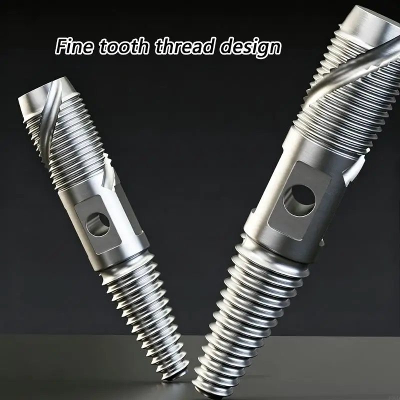 Double Head Broken Screw Extractor Pipe Valves Faucet Broken Bolt Water Pipe Screw Tool for 1/2Inch 3/4Inch Pipes JOMD
