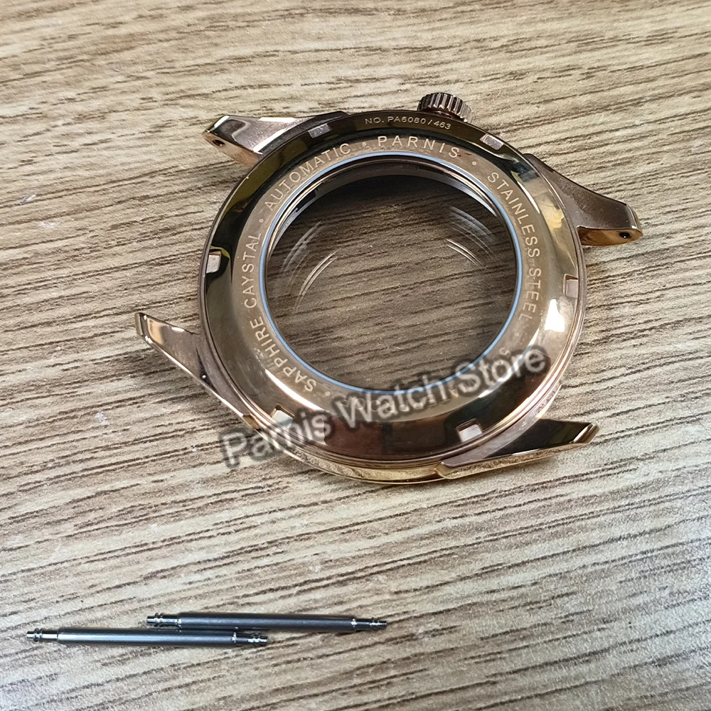 Parnis – boîtier de montre-bracelet en acier inoxydable, cristal saphir, 42mm, 5ATM, adapté au japon NH38 NH35 NH70, mouvement automatique