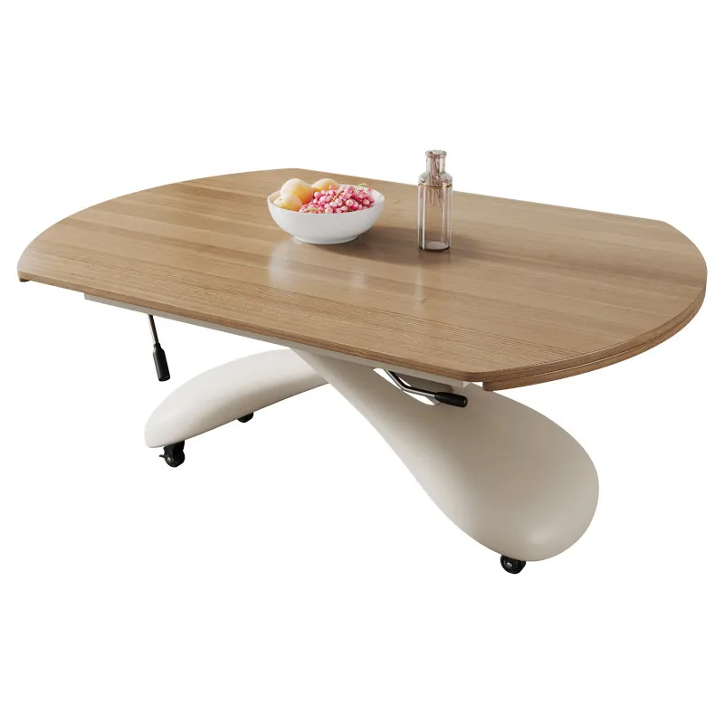 Hight Multifunctional Coffee Table Living Room Floor Luxury Center Coffee Table Round Marble Nordic Stolik Kawowy Home Furniture