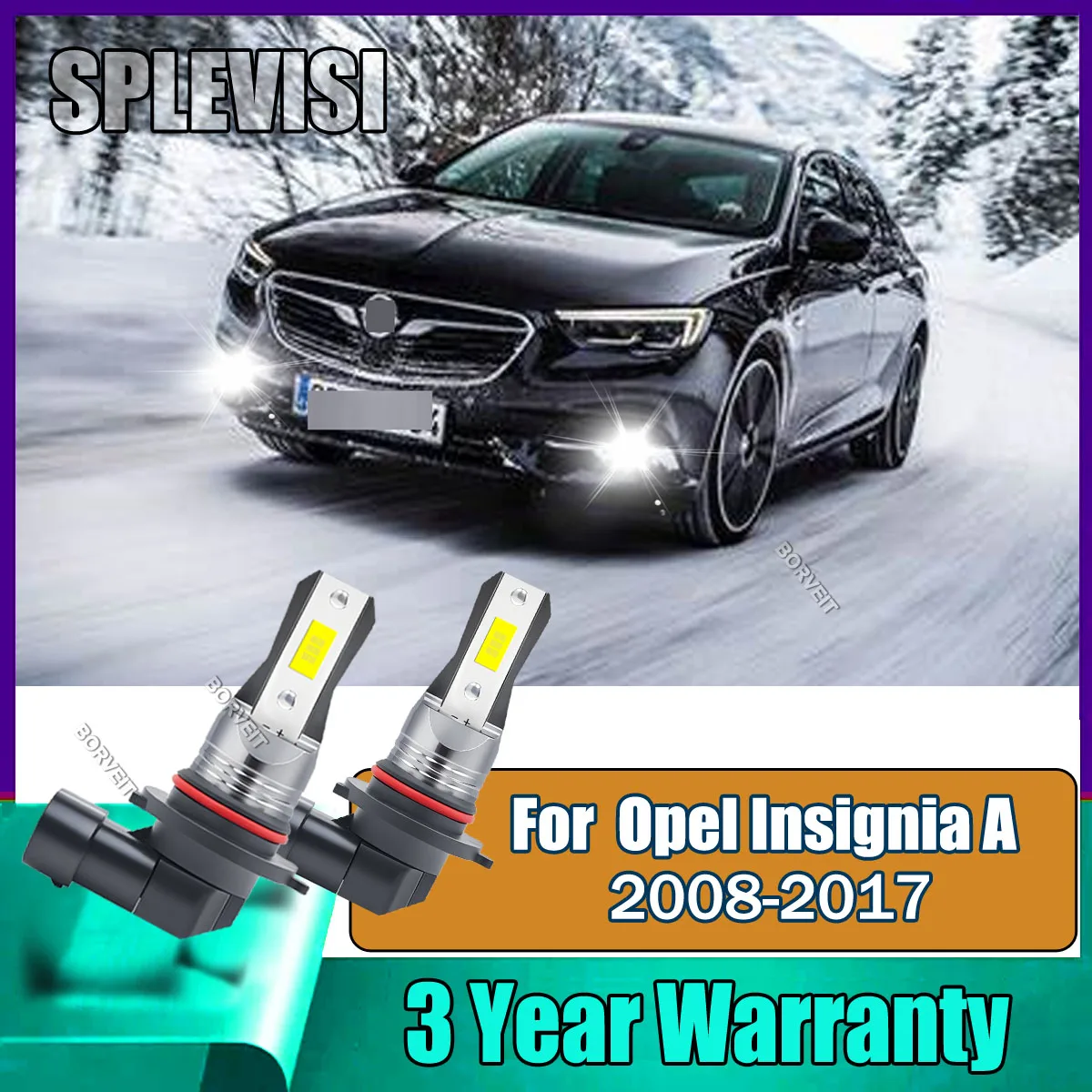 9145 H10 OEM Fog Lights Premium Quality - Brighter Output For Opel Insignia A  2008 2009 2010 2011 2012 2013 2014 2015 2016 2017