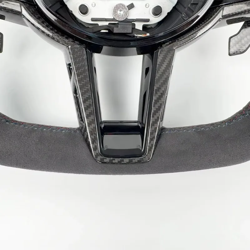 Series M240i G42 G20 330i Lci G22 540i G30 M550i G11 G12 G15 G16 X3 G01 X5 G05 Alcantara Heated Led Steering Wheel view 5