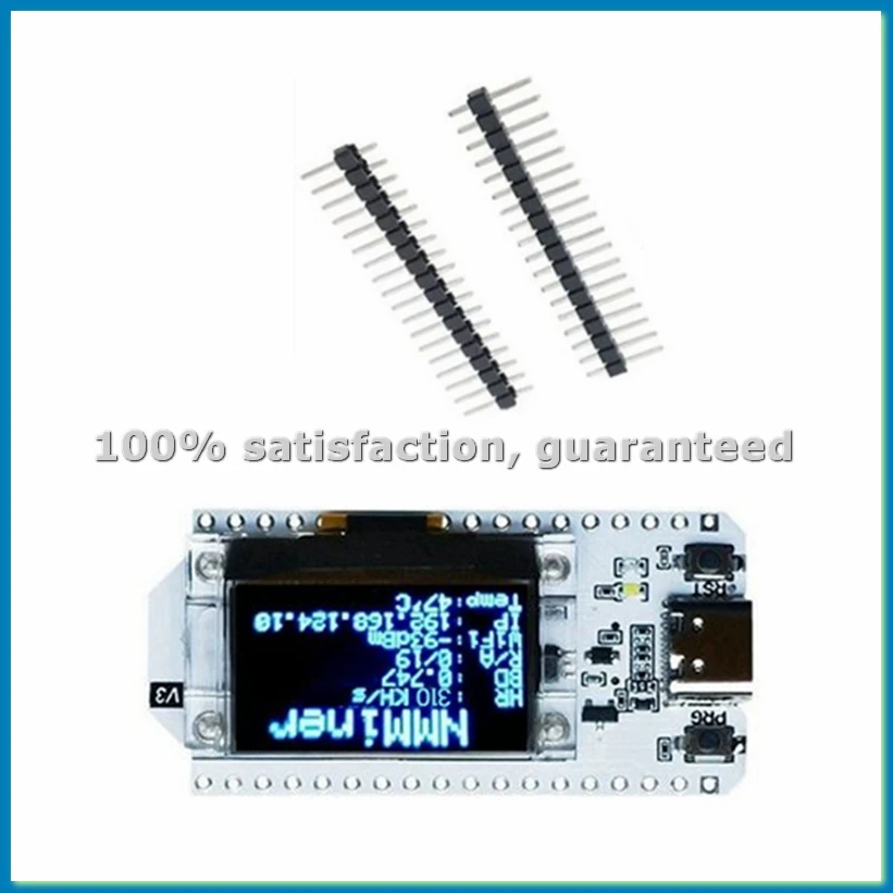 

NerdMiner Solo Lottery Miner 310KH/S LoRa 32 V3 863-928 МГц USB Высокопроизводительный, обеспечивает выигрыш BTC, поддержка Wi-Fi и BLE-подключения -ABRM