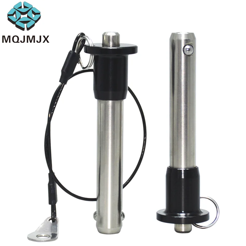 Dia 3/4/5/6/8Stainless steel Quick Lock Pin Quick Pull Pins Quick Release Pin Self-Locking Pin Steel Ball Pin Length10-100mm