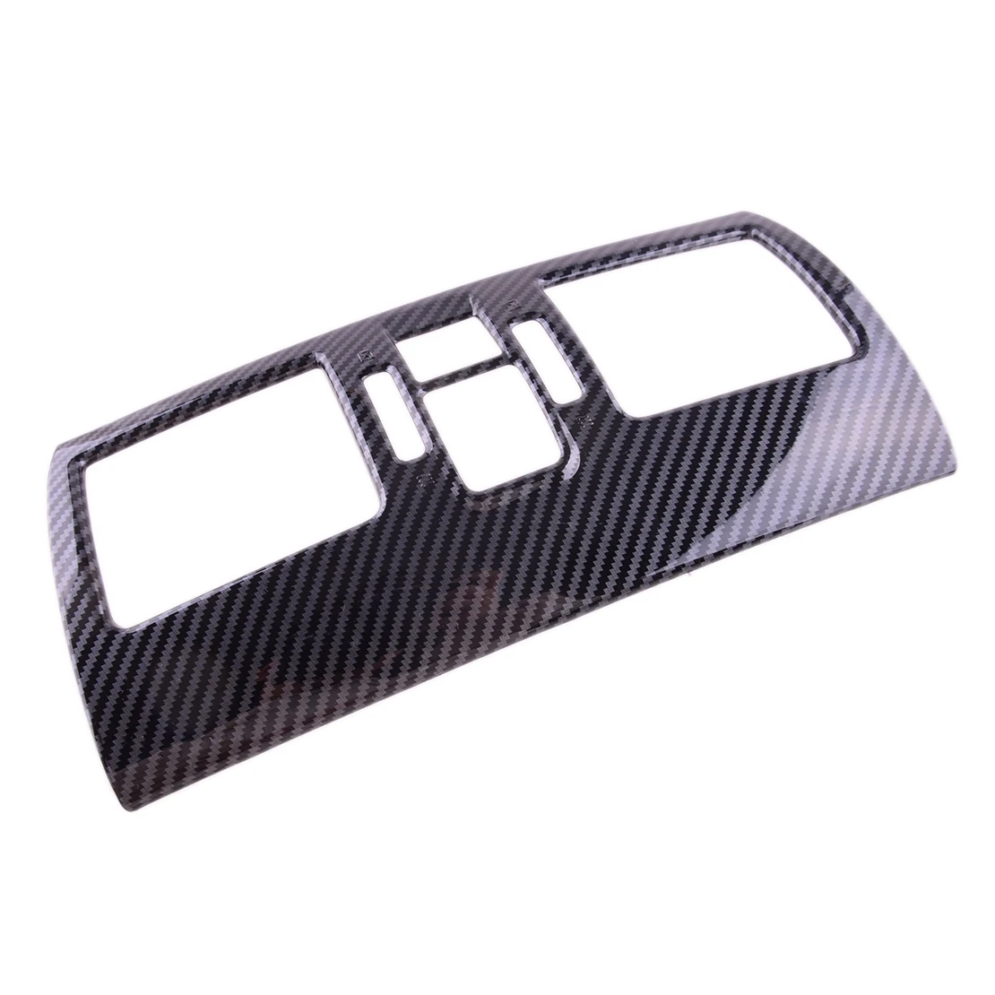 Car Center Console Air Vent Outlet Trim Cover Frame Black Carbon Fiber Style Fit for Subaru WRX STi 2015-2017 2018 2019 2020 ABS image 2