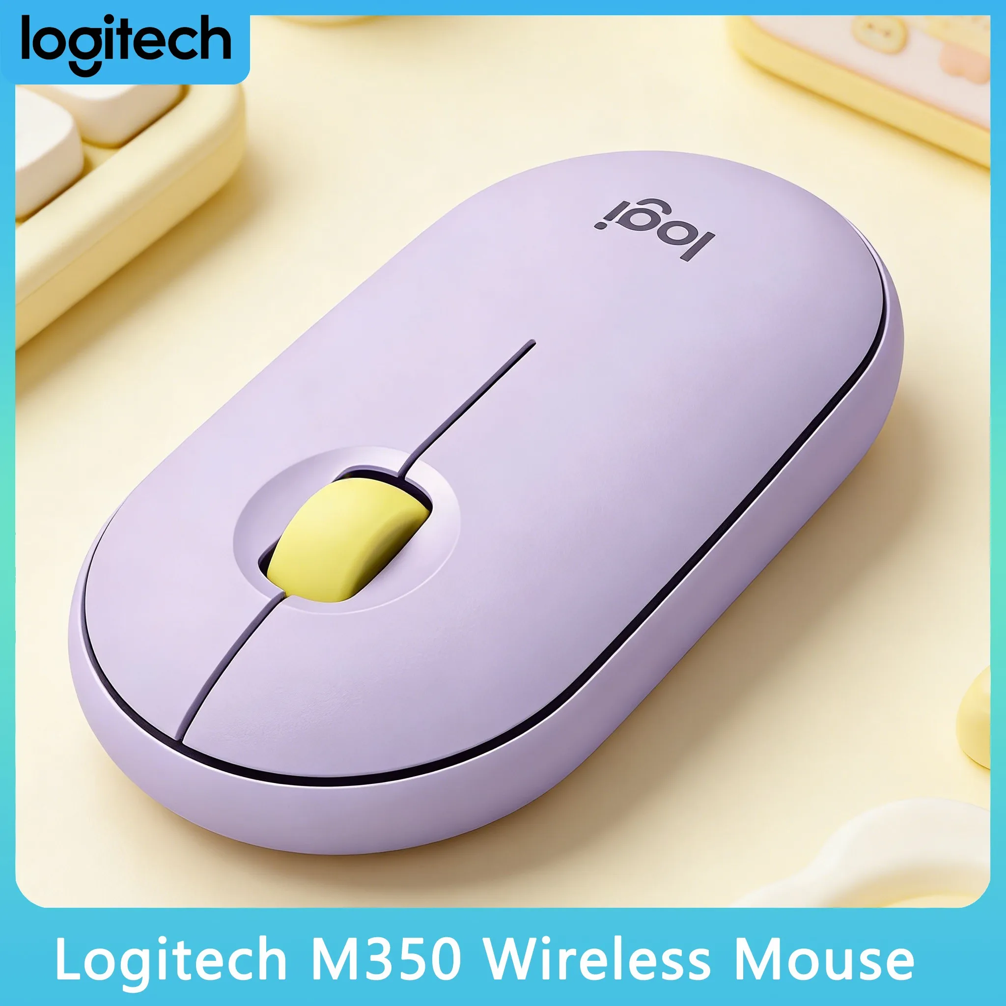 

Беспроводная мышь Logitech M350/M350POP Silent Click с Bluetooth и USB-приемником, срок службы батареи 18 месяцев