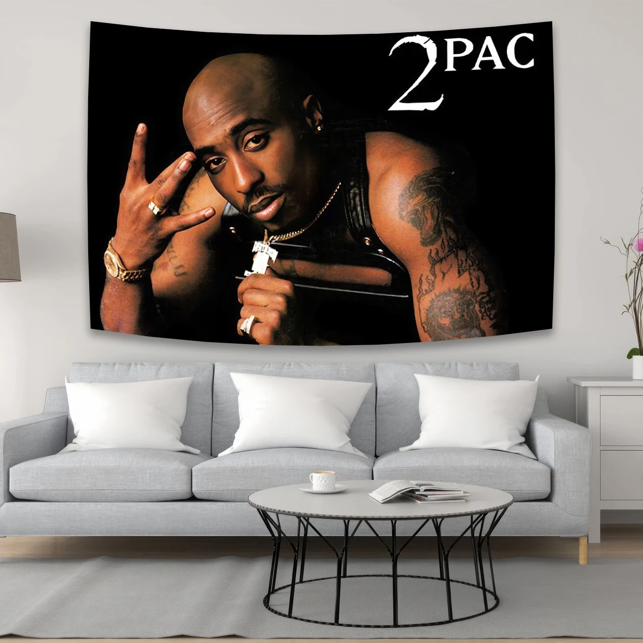 Гобелен в стиле хиппи американский рэпер 2pac, настенное покрытие в стиле хиппи, домашний декор, подвесная одежда для общежития