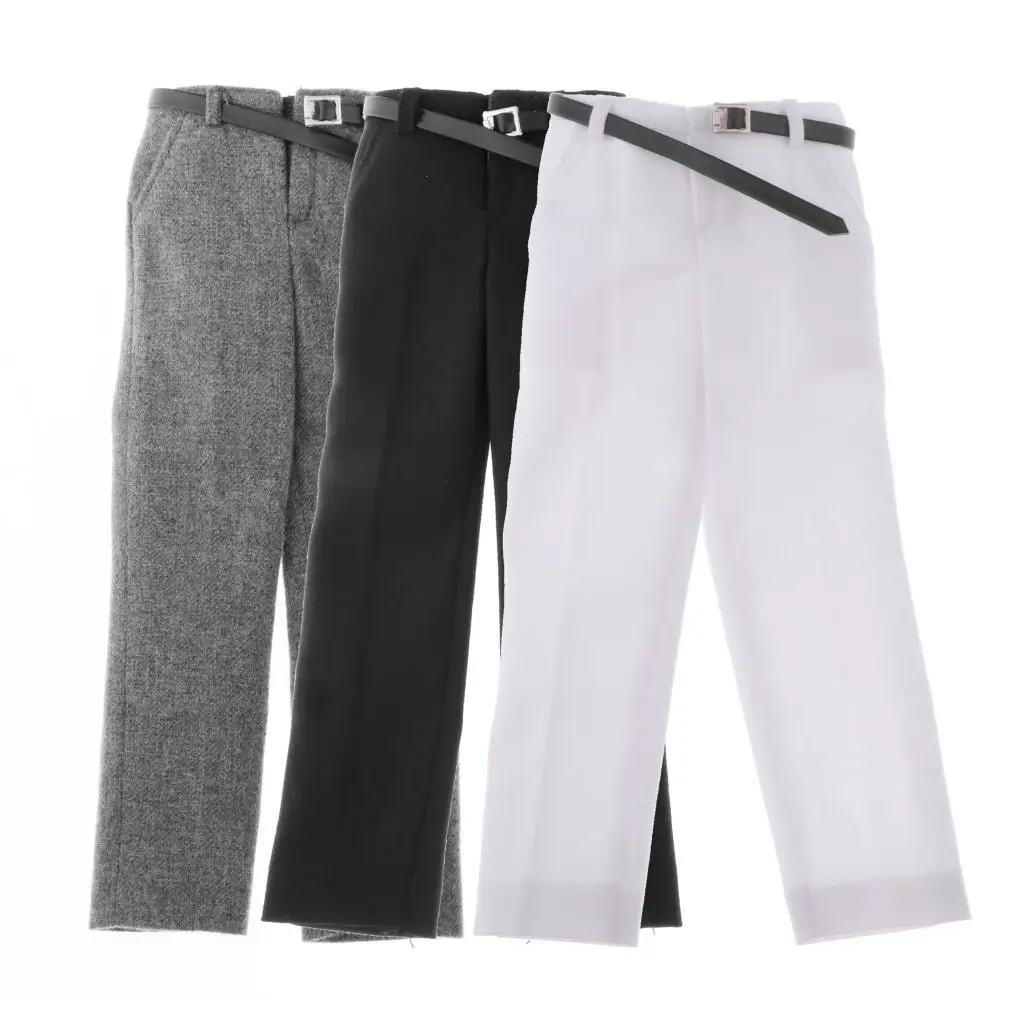 1/6 męskie klasyczne spodnie spodnie ubrania pasujące do 12-calowej figurki Phicen