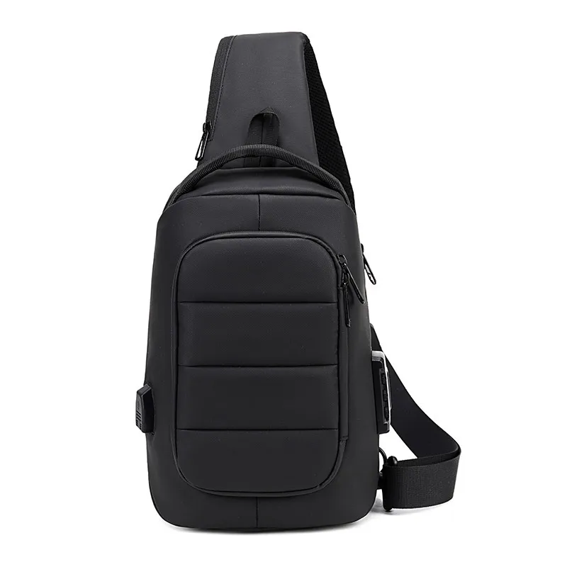 Chikage o dużej pojemności torba na klatkę piersiowa antykradzieżowa moda Oxford tkanina wodoodporna saszetka biodrowa Outdoor sportowa torba Crossbody