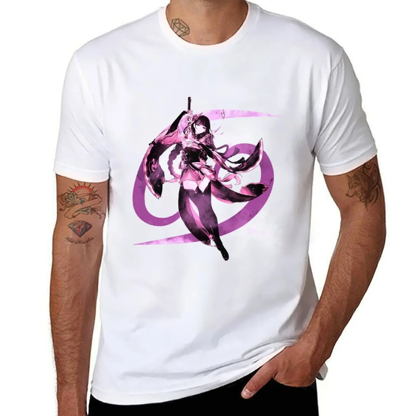 

shirts man soft Raiden Shogun T-Shirt t t for cotton shirt custom print