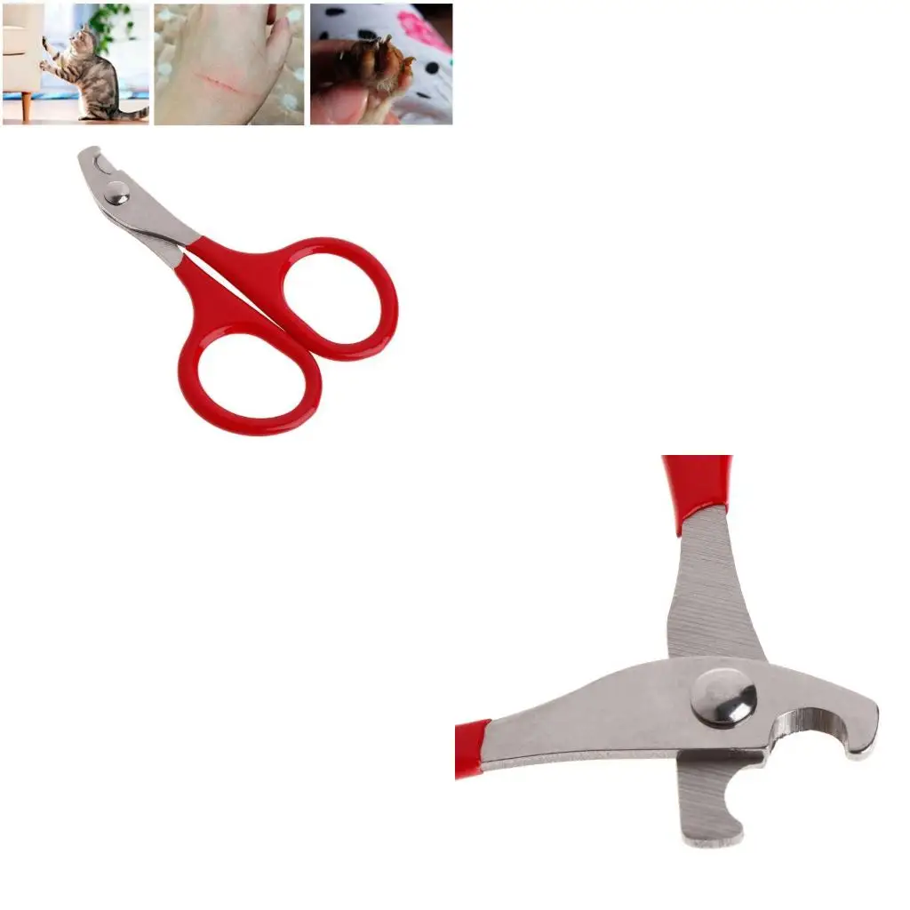Pet Clippers Dog for Cat Paw Scissors Non-slip Grip Easy to Use Pet Grooming Trimmer for Birds Puppy Kitten