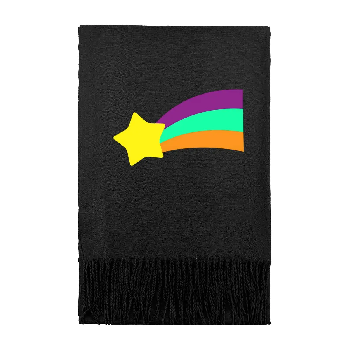 

Радужный знак объятий, надежда, сказка, осень-зима, универсальный длинный шарф, теплый городской шарф унисекс